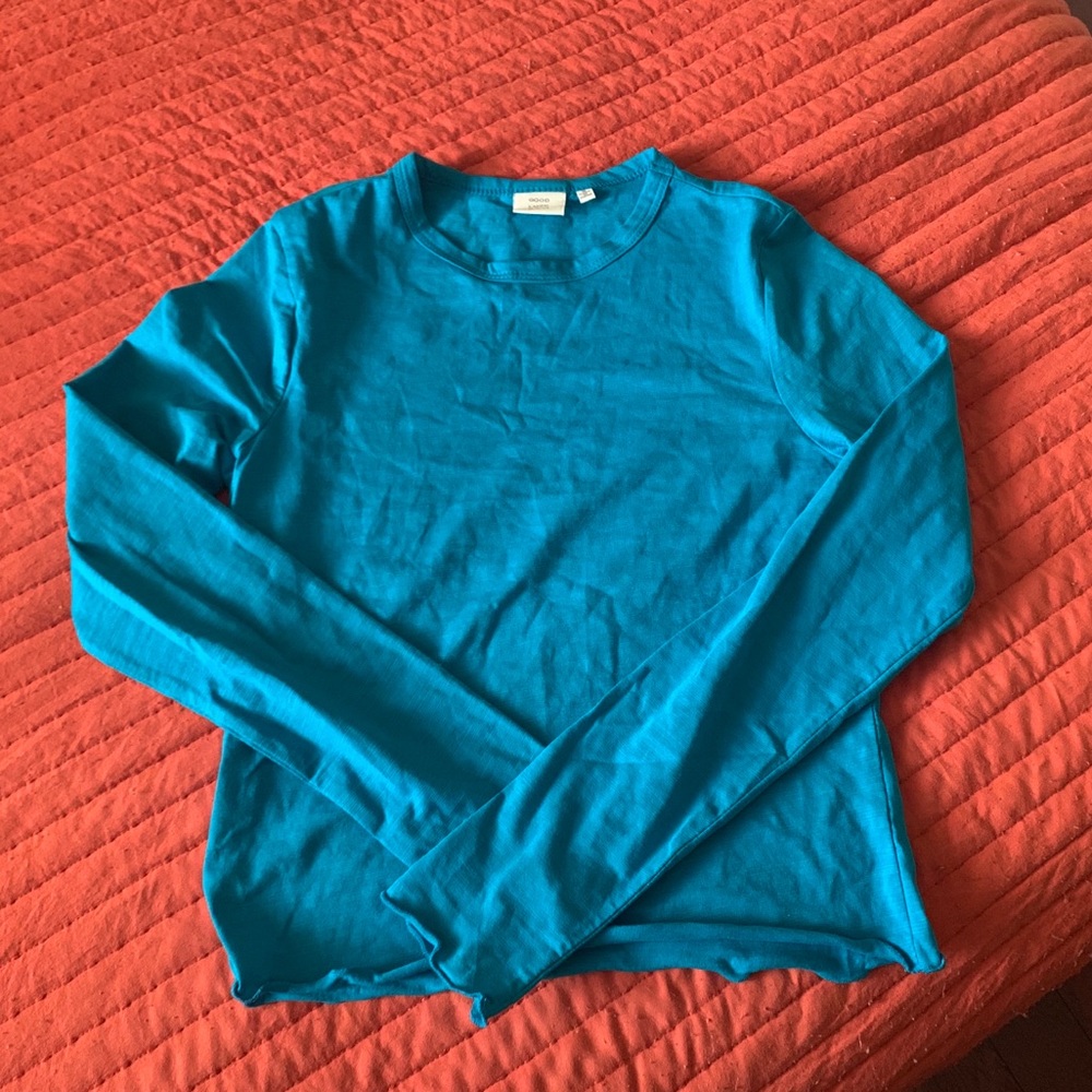 blue long sleeve shirt *never been worn*